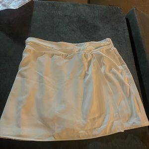 Pink Lily Boutique White Mini Skort